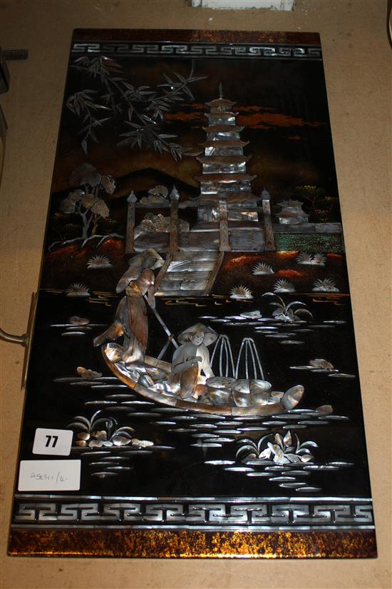 Lacquer panel